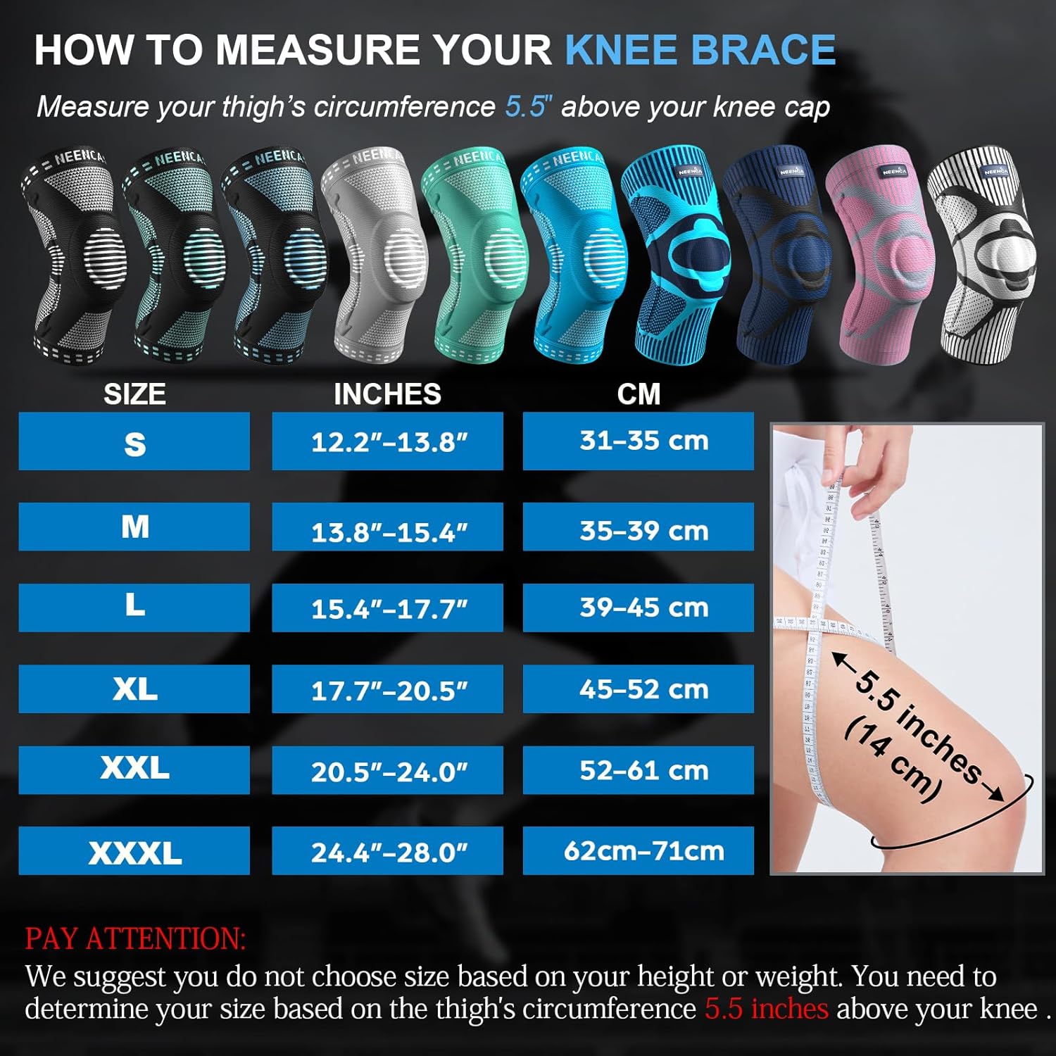 NEENCA Knee Brace छवि 4